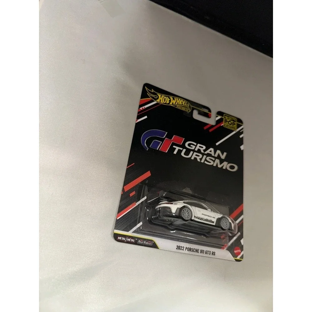 Hot Wheels Premium Gran Turismo 2022 Porsche 911 GT3 RS White Real Riders HXD63